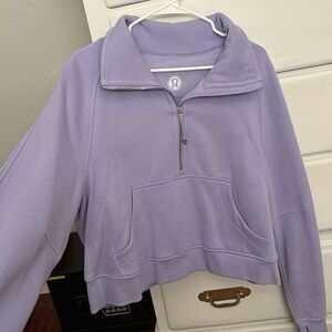 Lululemon Scuba Oversized Funnel - Neck Half Zip